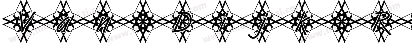 Van Dijk Regular字体转换